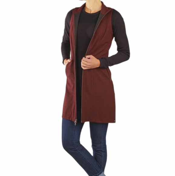 Title nine Dresses & Skirts - Title Nine Passport Dress Zipper Burgandy Versatil